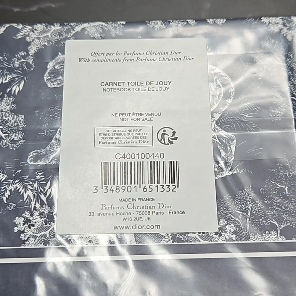 Christian Dior Notebook Toile De Jouy